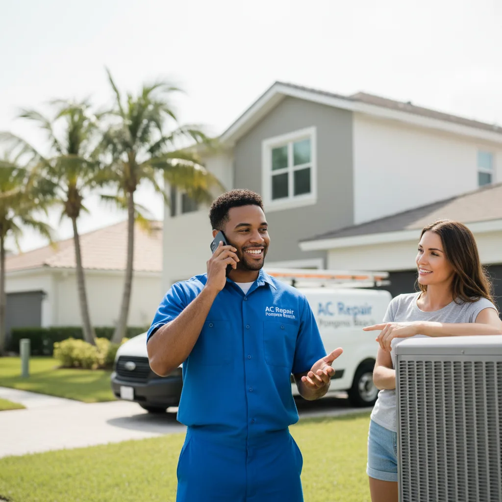 AC Repair Pompano Beach customer support in Bayboro